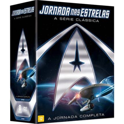 BOX DVD JORNADA NAS ESTRELAS A SERIE CLASSICA COMPLETA DVD 23 DISCOS