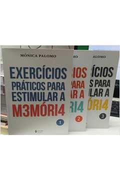 Exercícios Práticos para Estimular a Memória- 3 Volumes ( Novo)- Mónica Palomo
