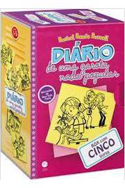 Box Diário de uma Garota Nada Popular (edição de Bolso )- 5 Volumes- Rachel Renné Russell