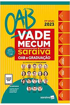 Vade Mecum Saraiva Oab e Graduação - 24ª Edição 2023 (novo) - Editora Saraiva