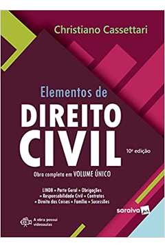 Elementos de Direito Civil - 10ª Edição 2022 / Christiano Cassettari