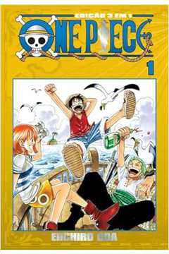 One Piece 3 Em 1 - 01 ( Usado) -  Eiichiro Oda